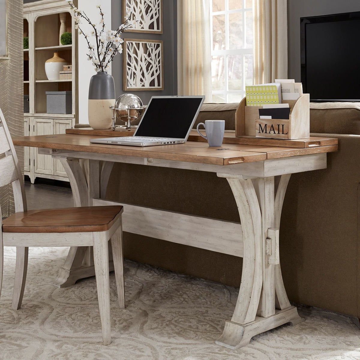 Farmhouse Reimagined Flip Top Sofa Table — alternate view 7