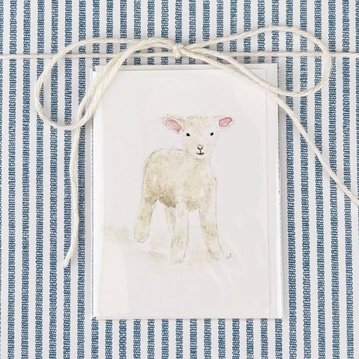 Lamb Mini Notecard — alternate view 2