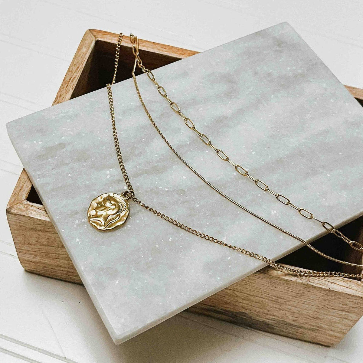 Logan Layered Pendant Necklace