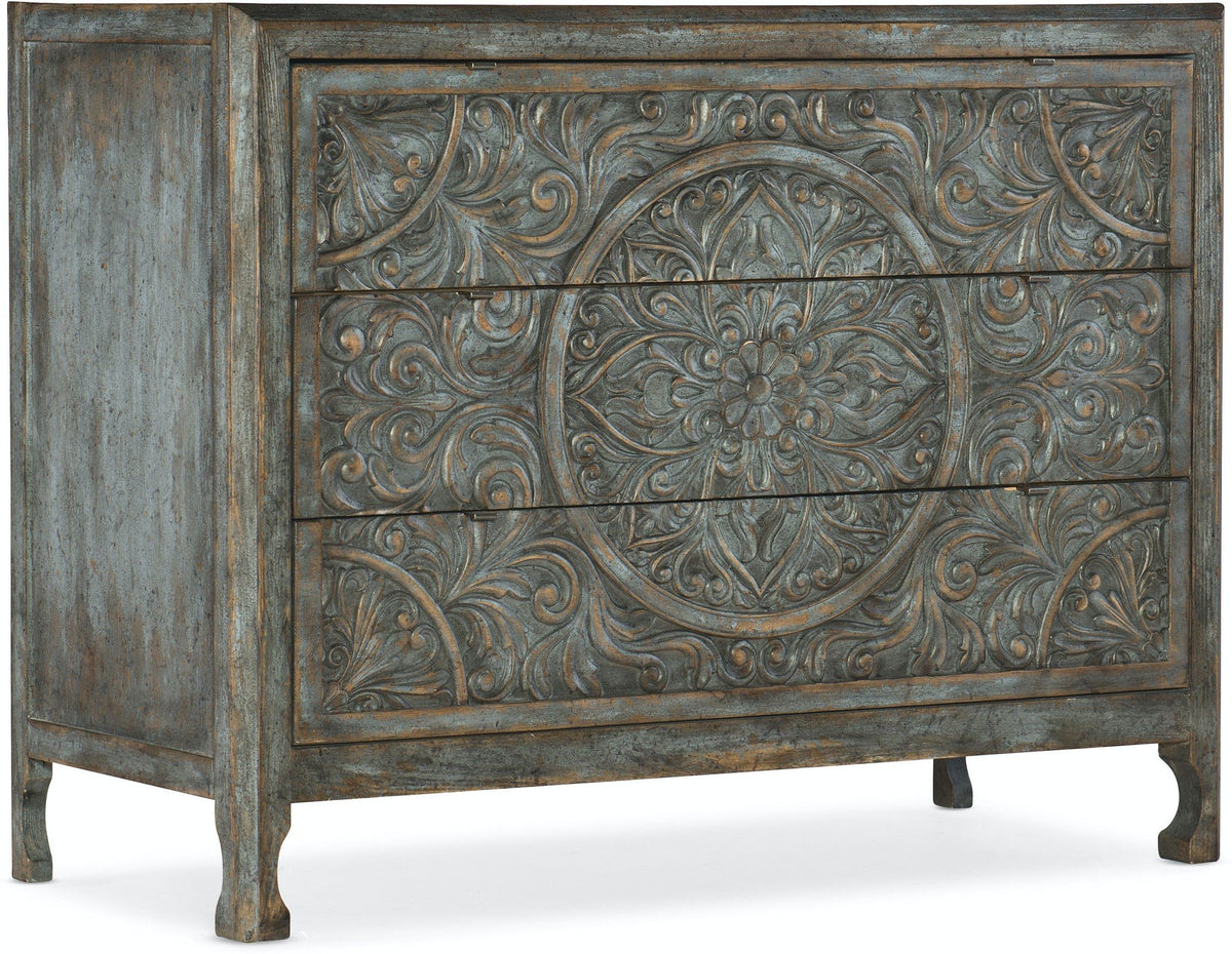 La Grange Lockhart Three-Drawer Accent Chest — alternate view 2