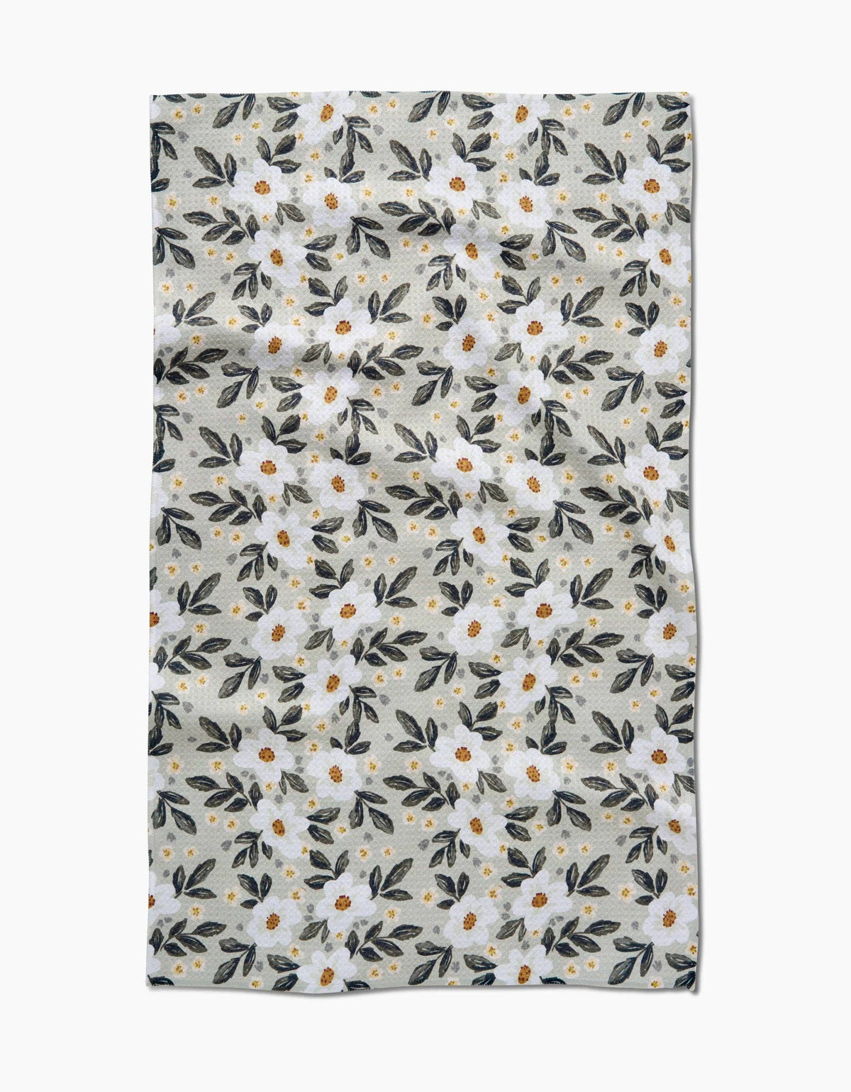 Painted Spring Flowers Tea Towel — alternate view 2