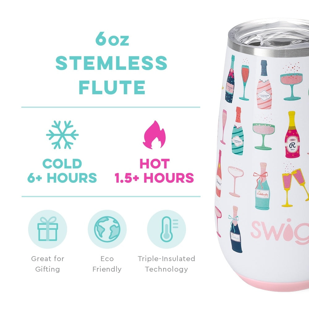 Pop Fizz Stemless Flute (6oz) — alternate view 4