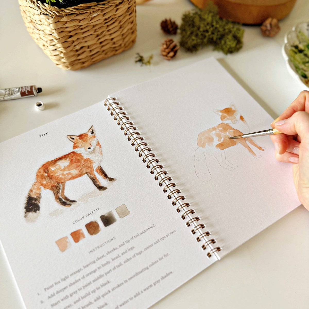 Woodland Watercolor Workbook — alternate view 4