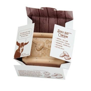 Almond Goat Milk 5oz Pressed Bar Soap — alternate view 2