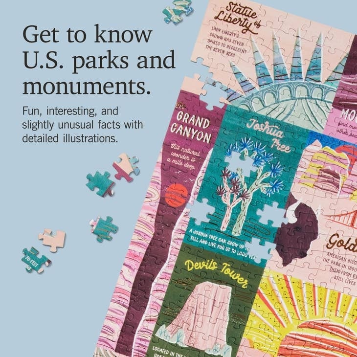 1000 Piece Puzzle, National Parks and Monuments — alternate view 3