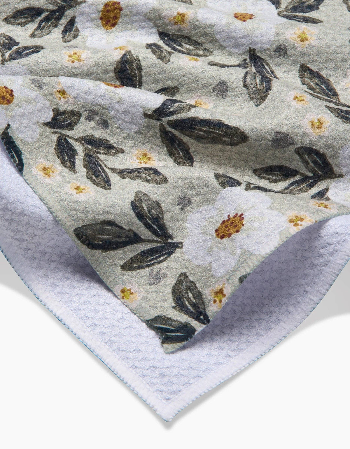 Painted Spring Flowers Tea Towel — alternate view 3