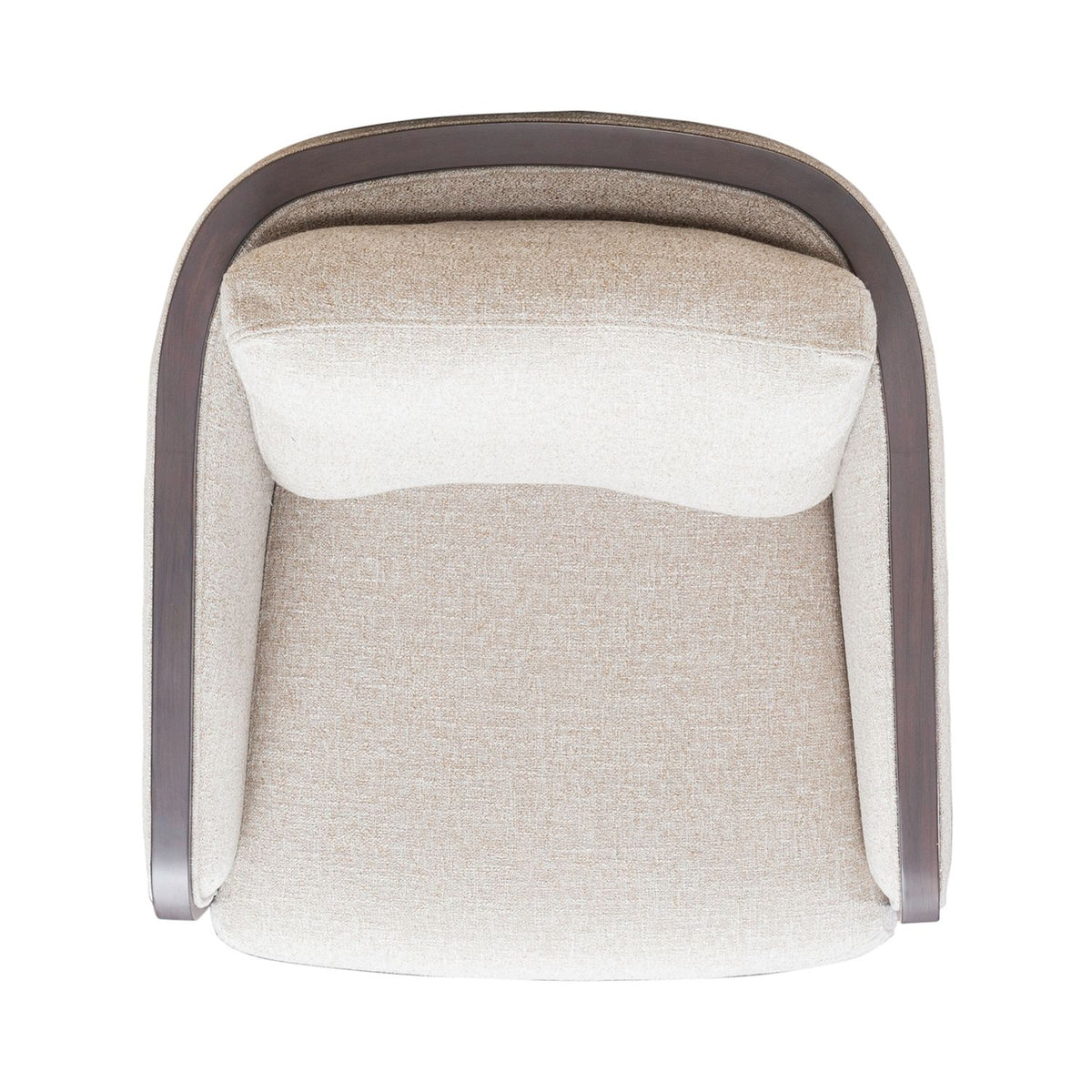 Nora  Swivel Accent Chair - Dark Brown — alternate view 5