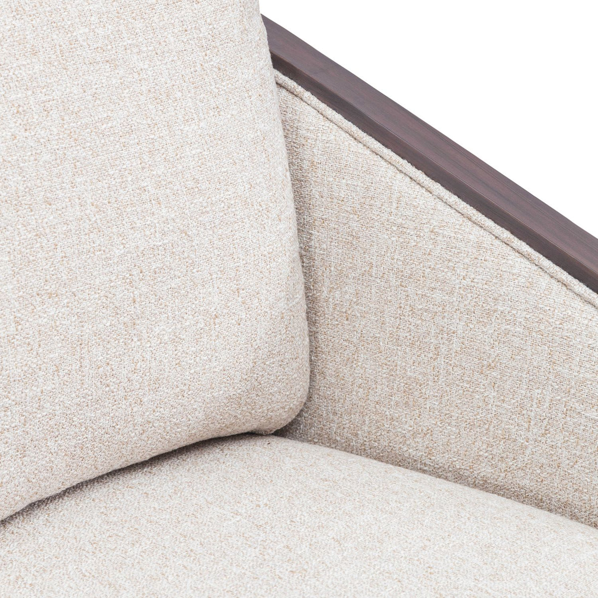 Nora  Swivel Accent Chair - Dark Brown — alternate view 4