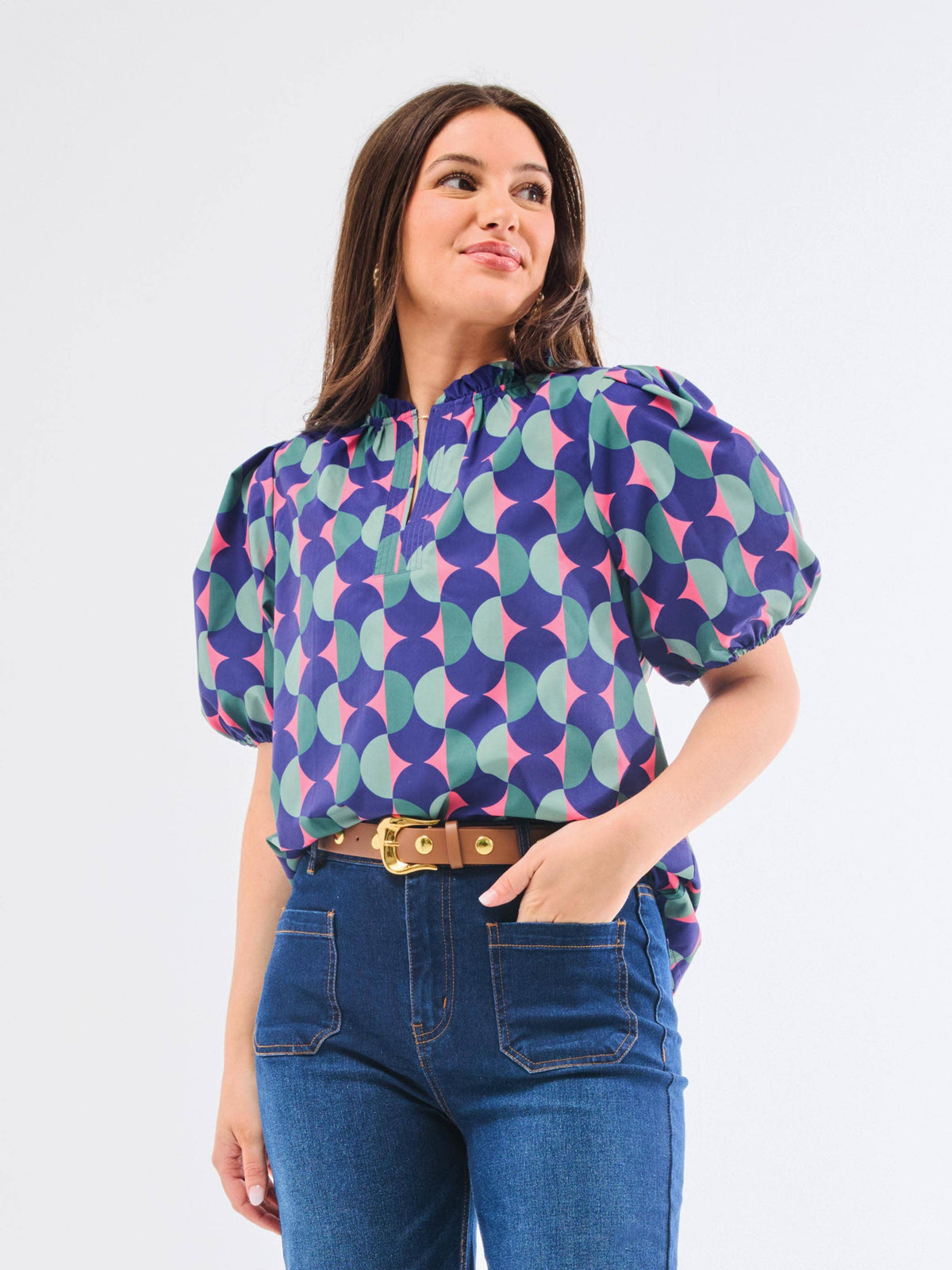Lainey Top | Polka Dot Pops — alternate view 3