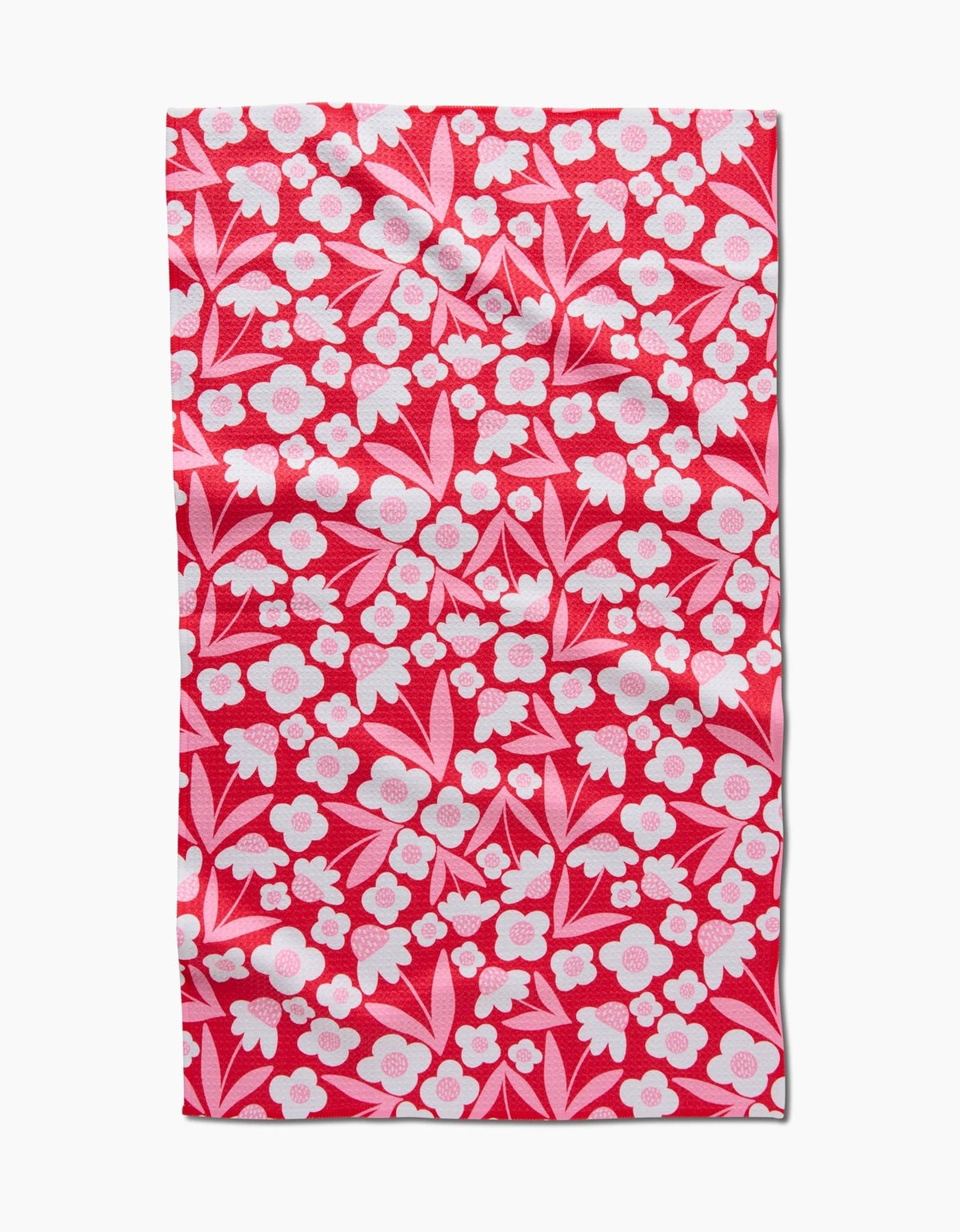 Pink Blooms Tea Towel — alternate view 3