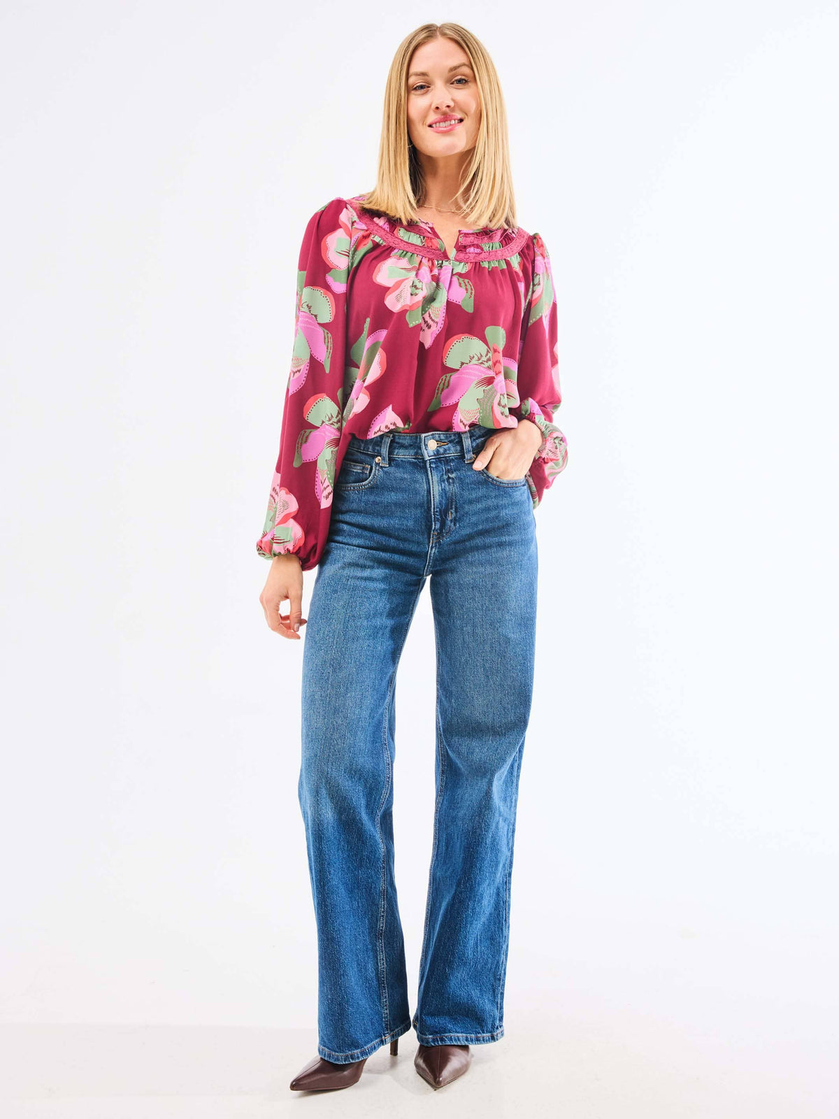 Janelle Top | Center Stage Plum — alternate view 7