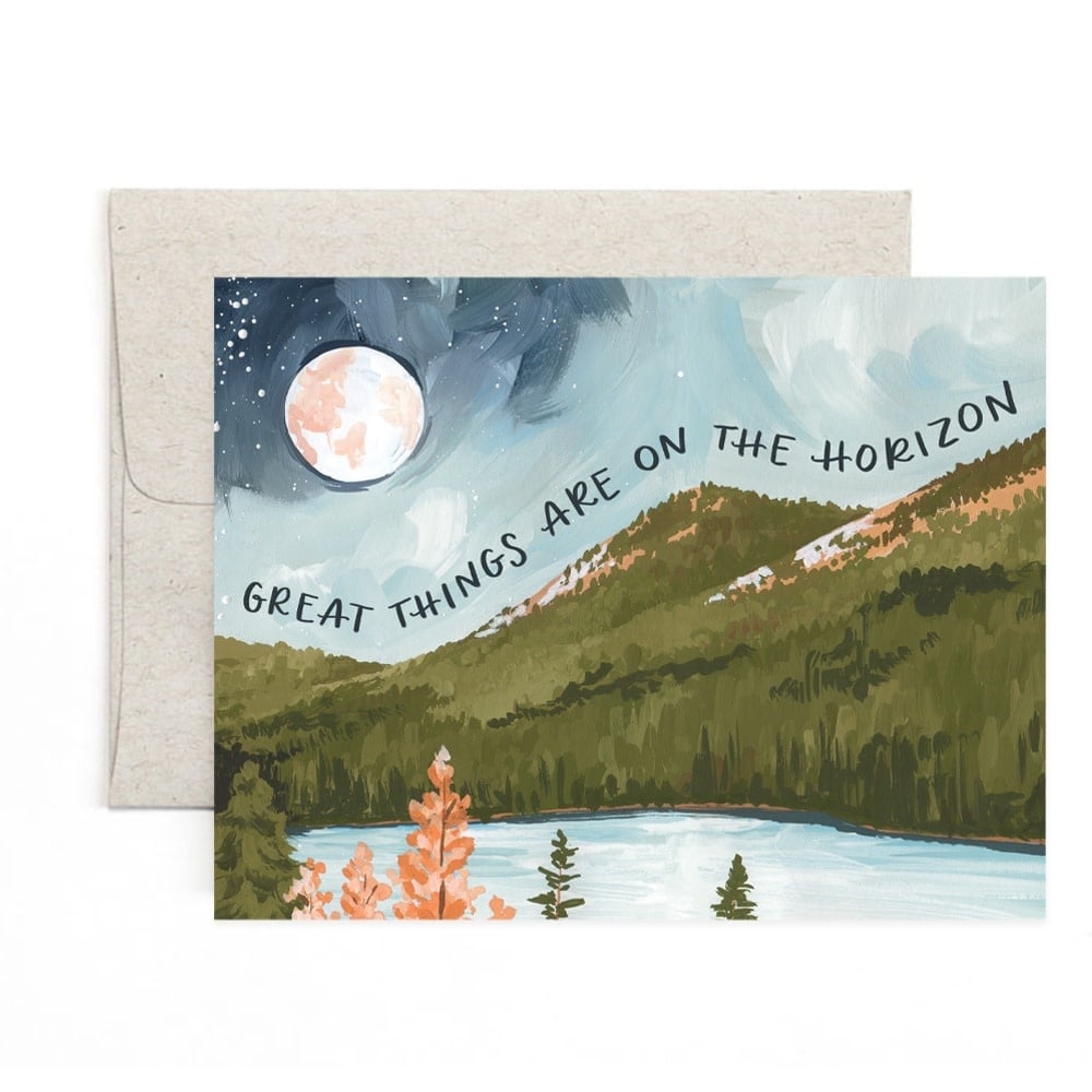 Alpine Moon Horizon Card — alternate view 2