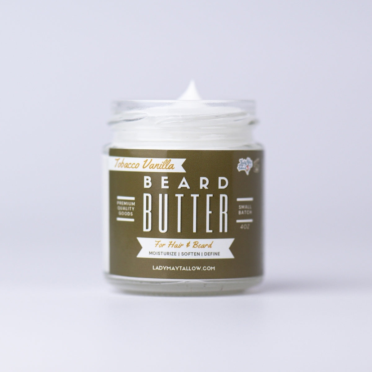 All-Natural Tallow Beard Butter - Tobacco Vanilla