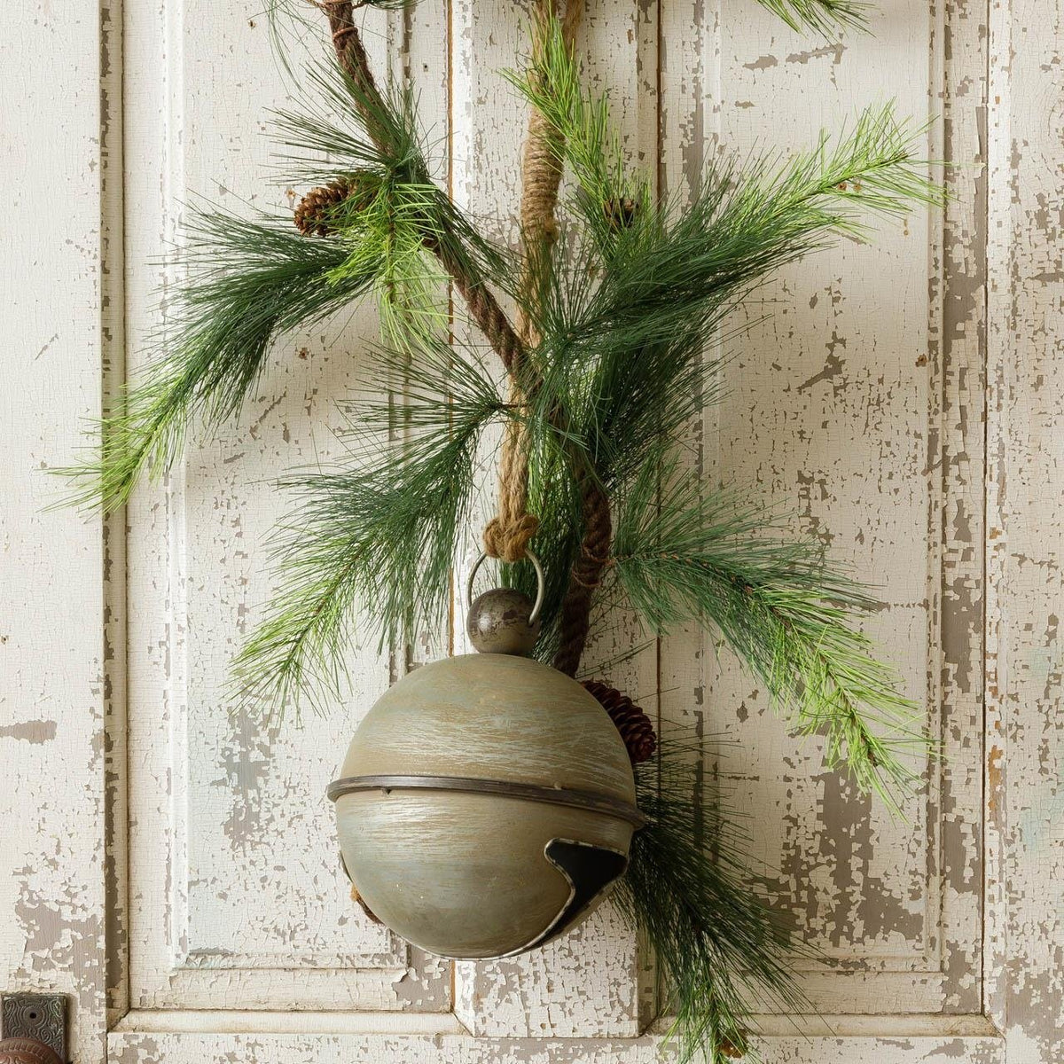 Medium Weathered Tin Jingle Bell