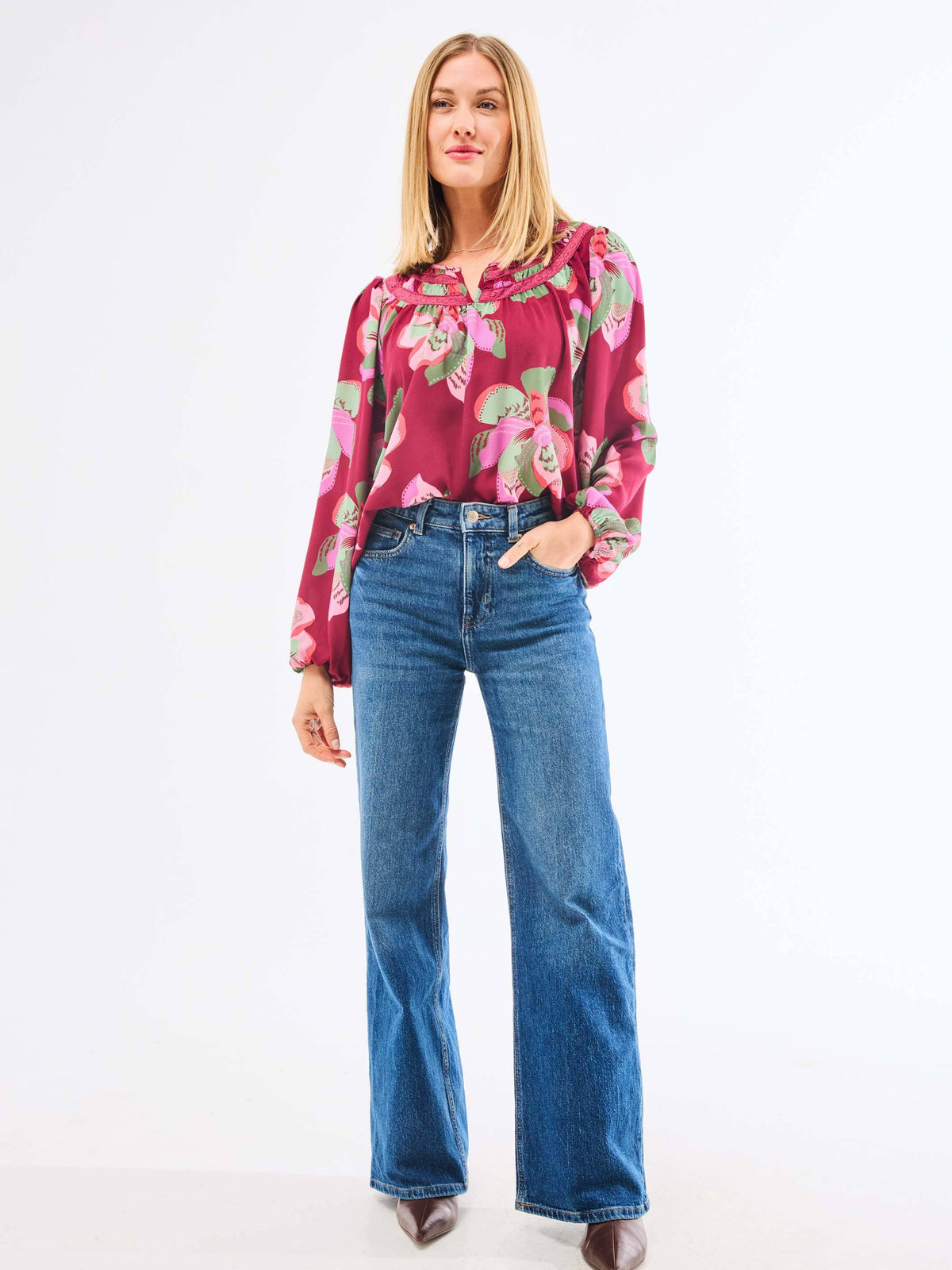 Janelle Top | Center Stage Plum — alternate view 3
