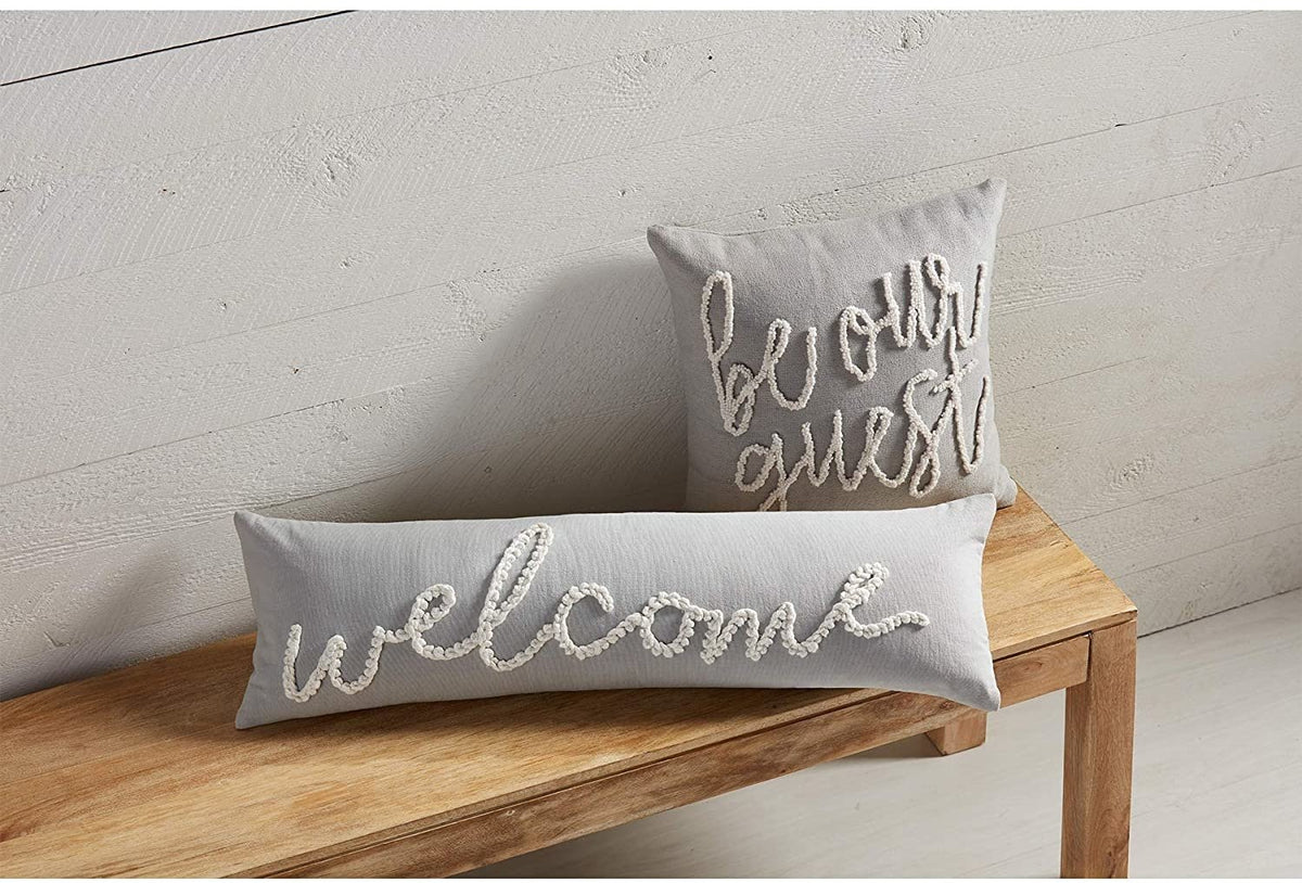 Welcome Large Knot Pillow — alternate view 2
