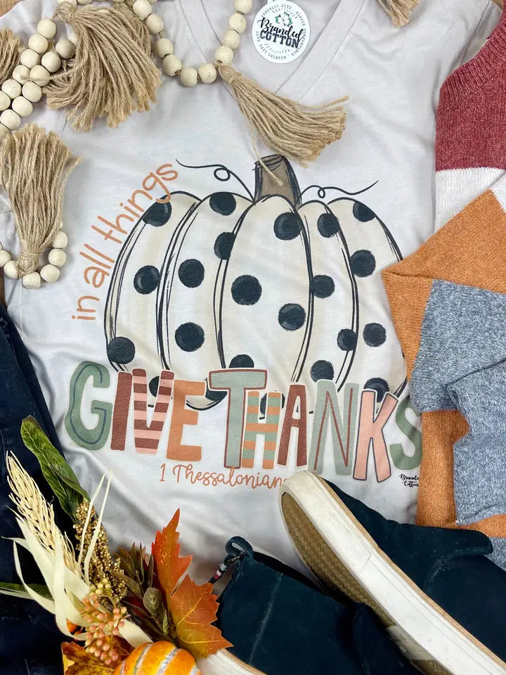 Give Thanks Pumpkin Tee
