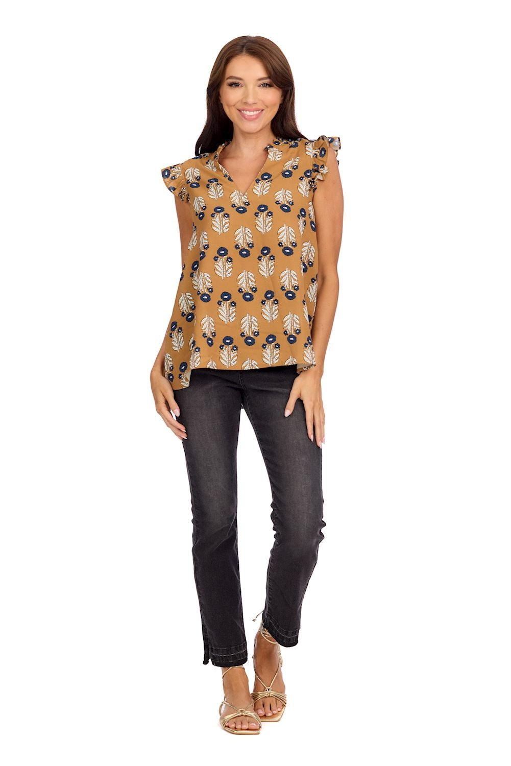 Marlo Printed Top — alternate view 6
