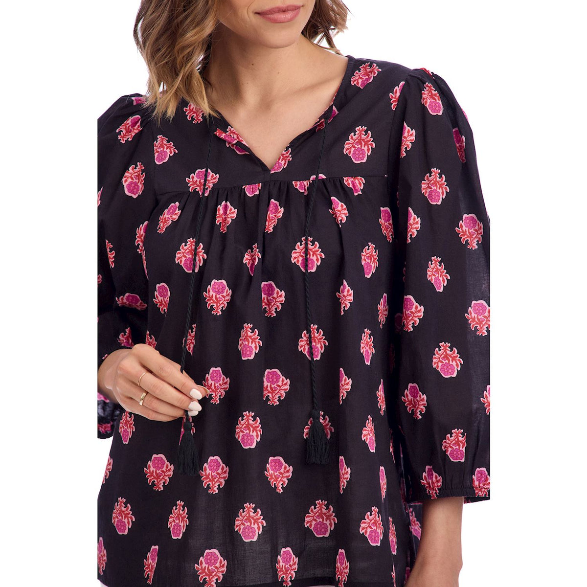 Martie Balloon Sleeve Top — alternate view 2