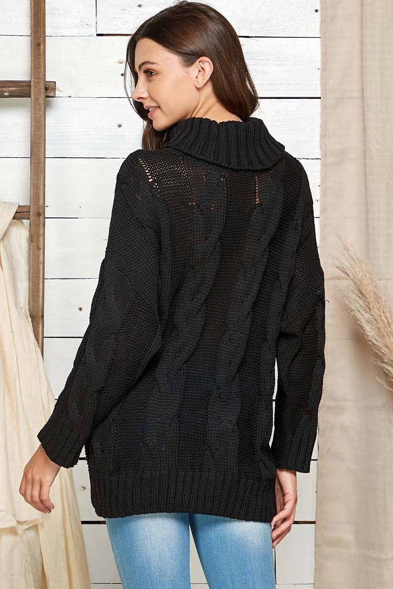 Oversized Turtle Neck Pullover — alternate view 4