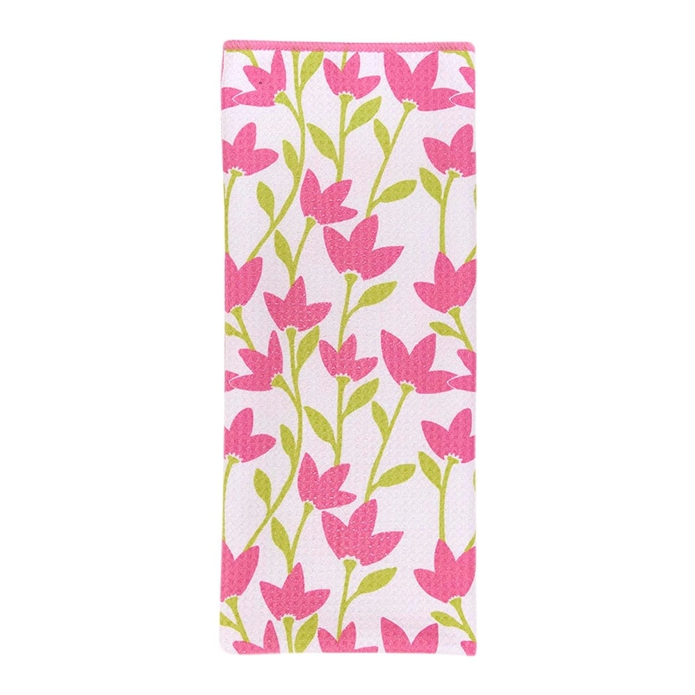 Crossandra Blu Kitchen Tea Towel — alternate view 3