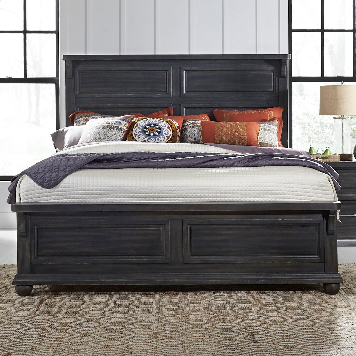 Harvest Home King Panel Bed — alternate view 3