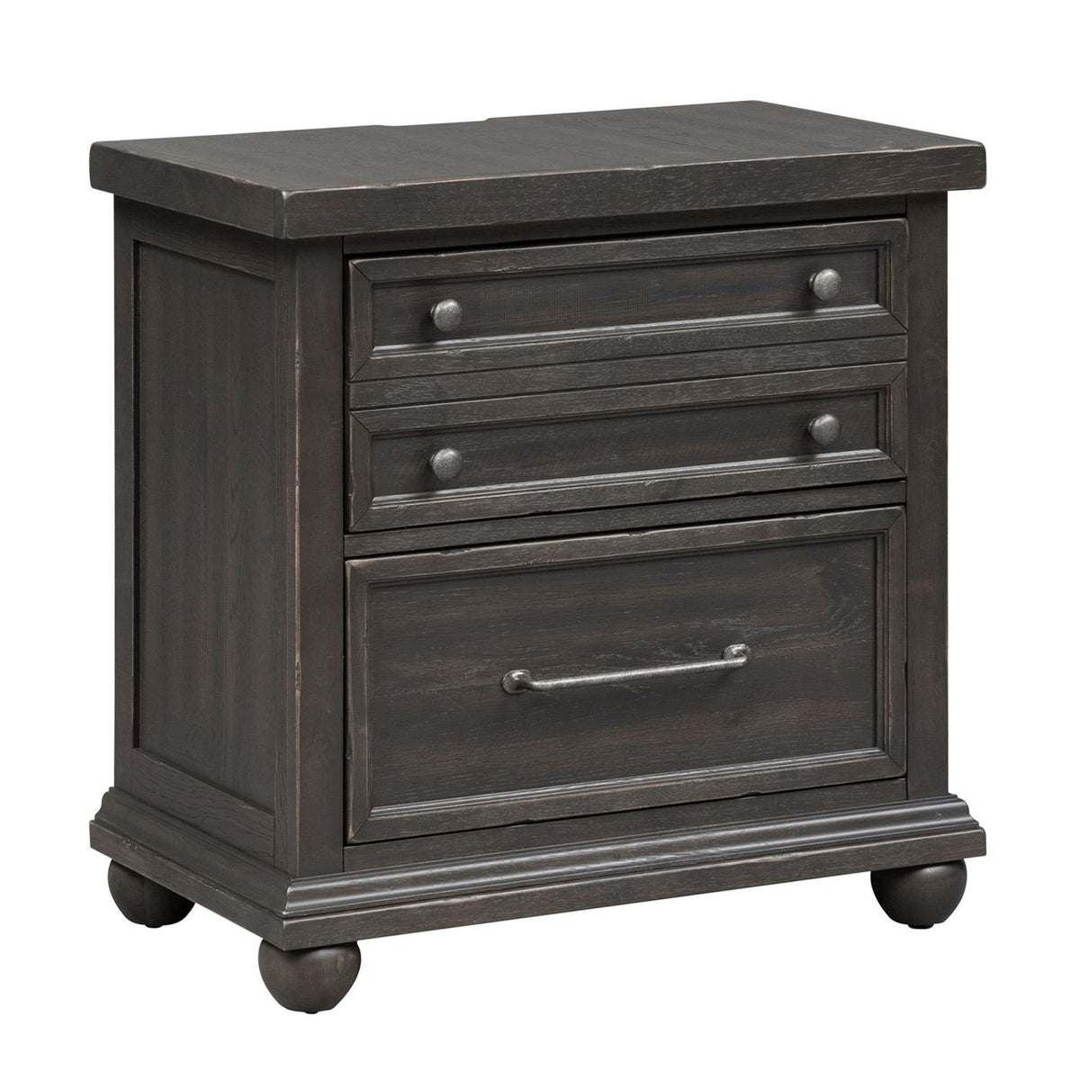 Harvest Home Night Stand w/ Charging Station — alternate view 2