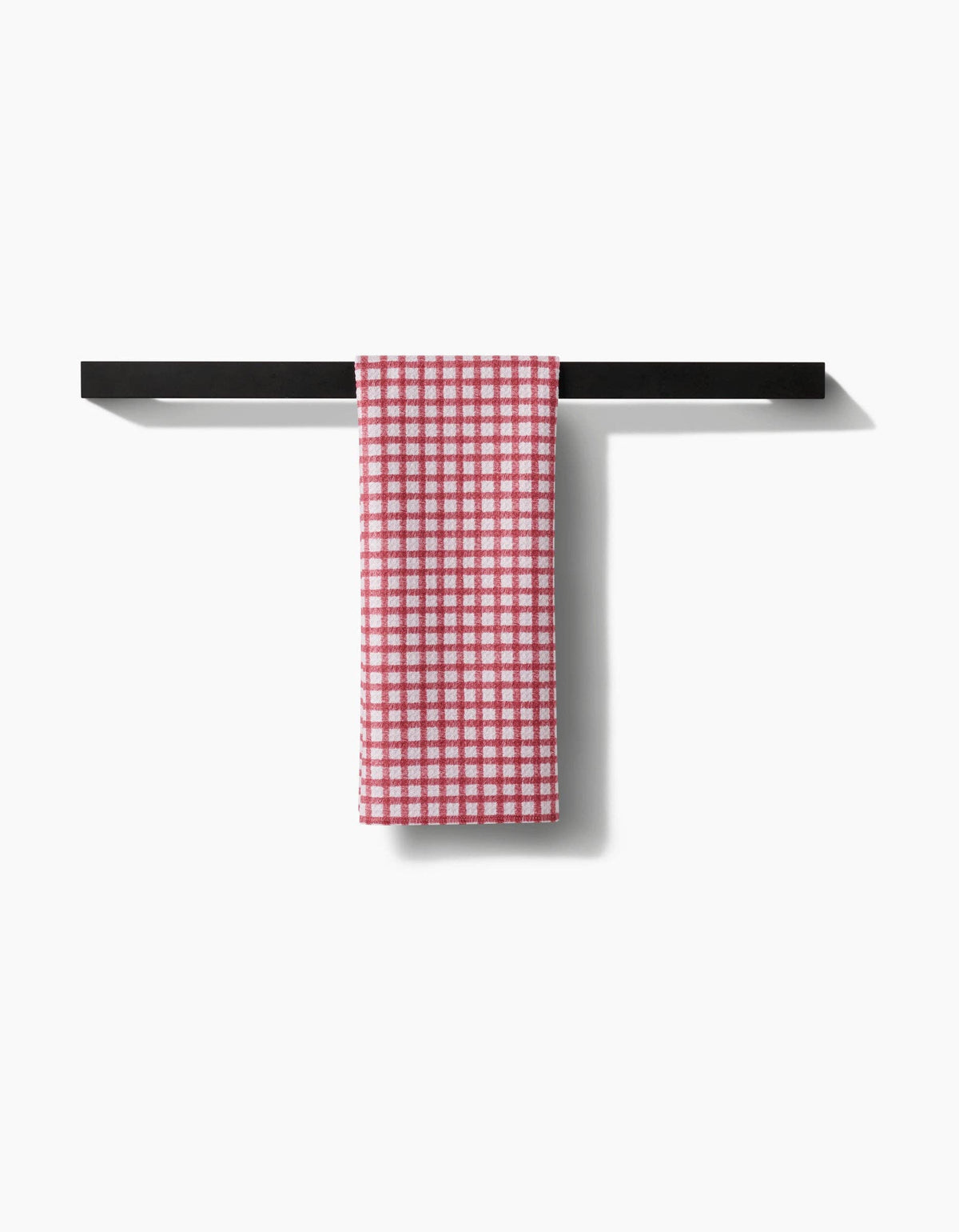 Fireside Plaid Red Tea Towel — alternate view 4