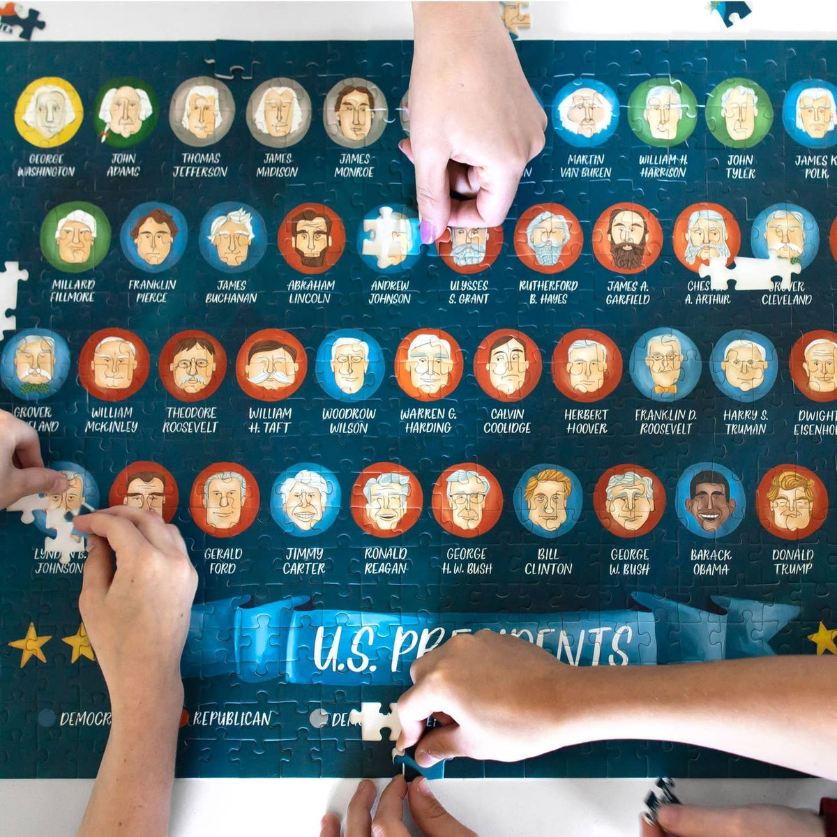 U.S. Presidents Puzzle — alternate view 6