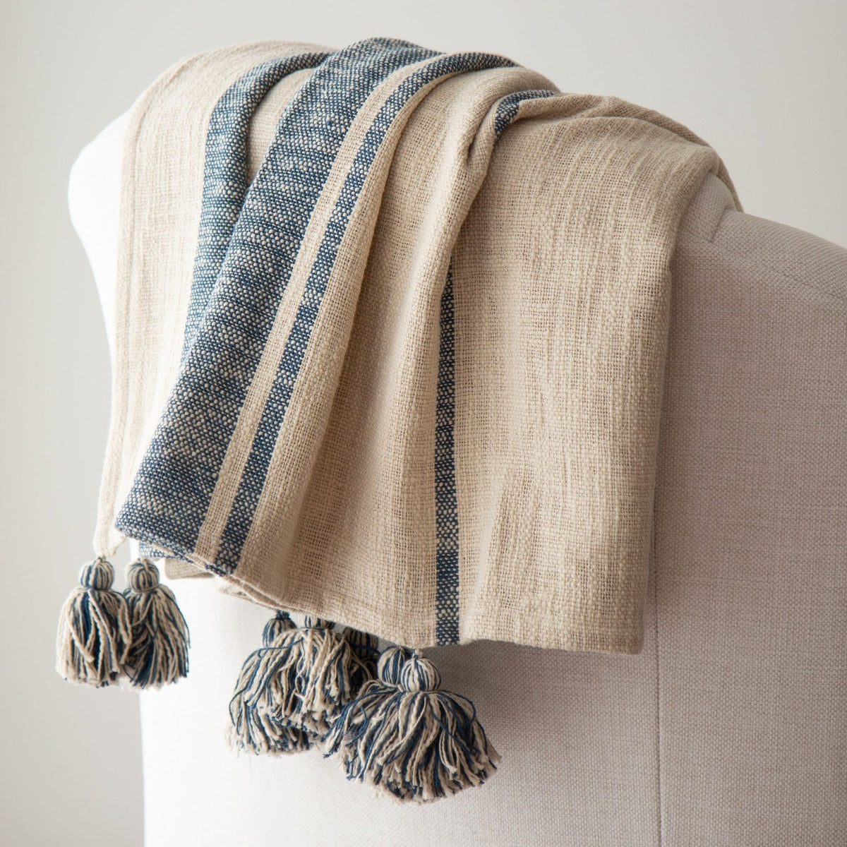 Rebecca's Grainsack Throw- Oatmeal — alternate view 2