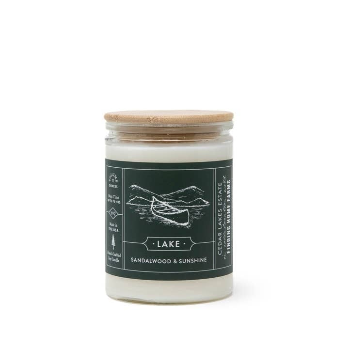 Soy Candle, Lake, Fresh & Bright Scent — alternate view 2