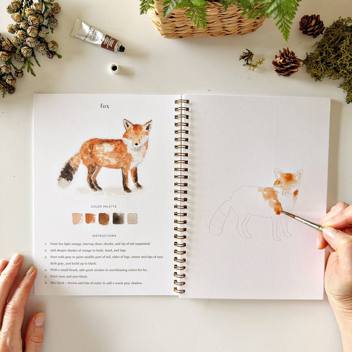 Woodland Watercolor Workbook — alternate view 3