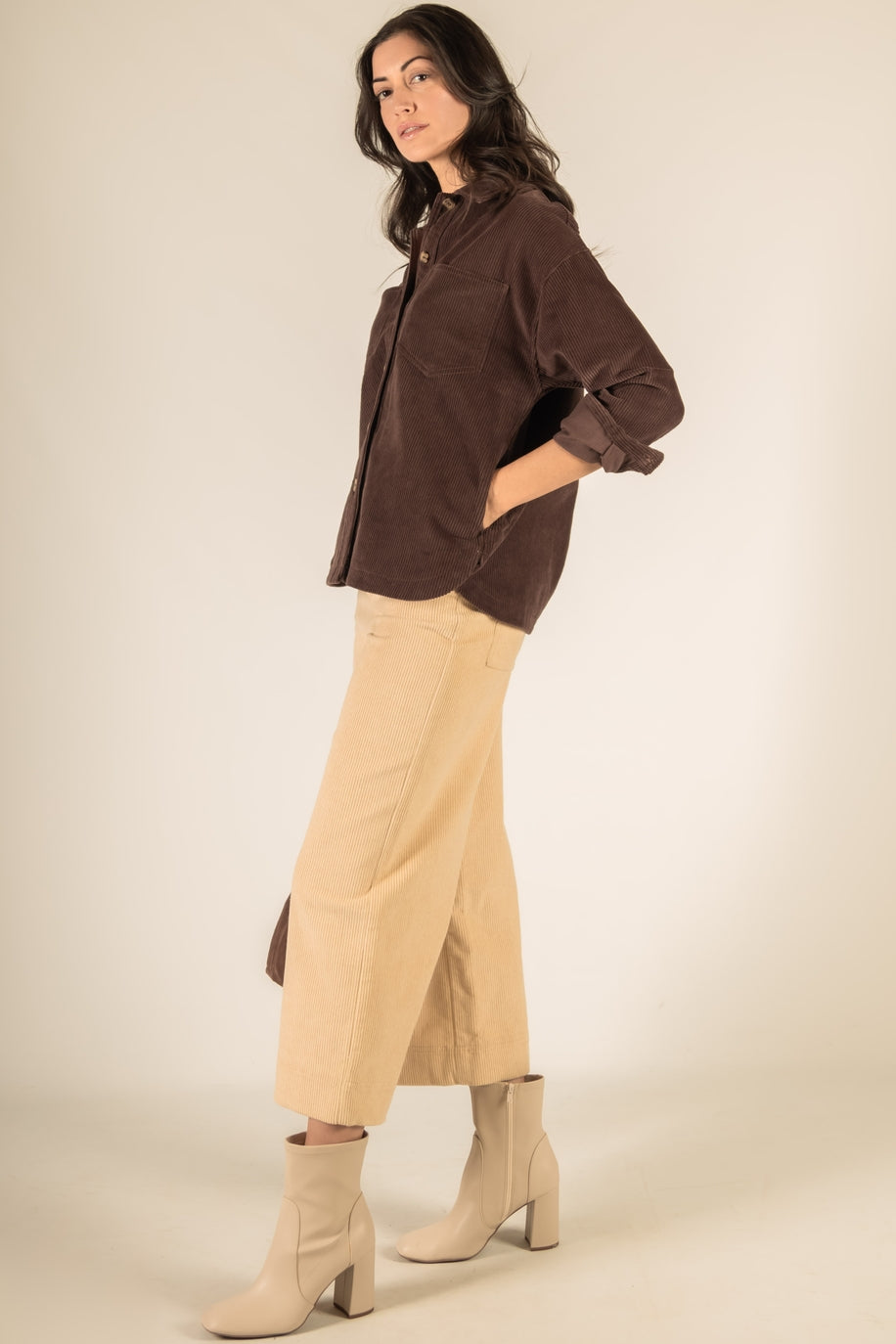 Corduroy Button Up Shirt — alternate view 4