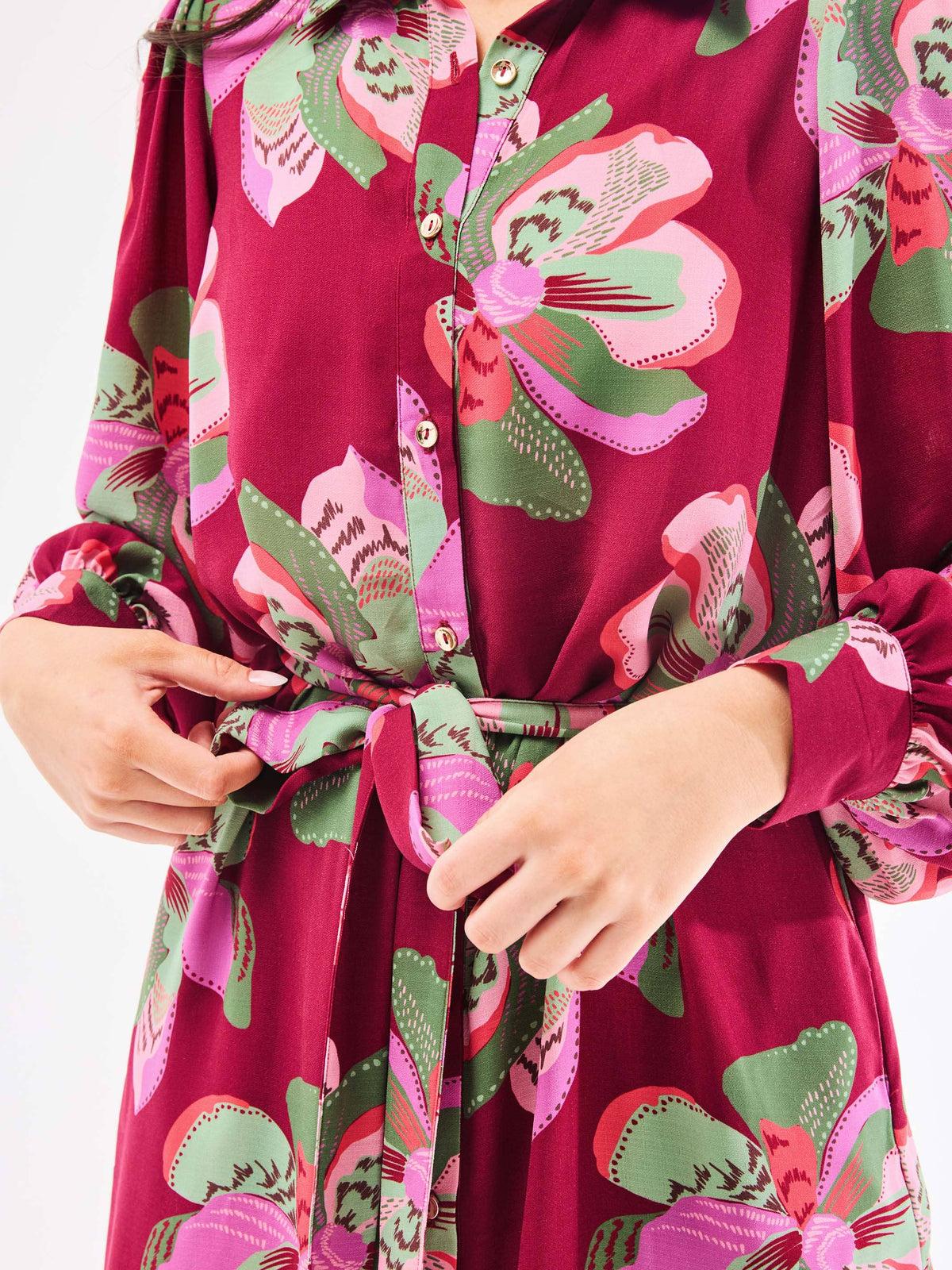Ava Dress | Center Stage Plum — alternate view 2