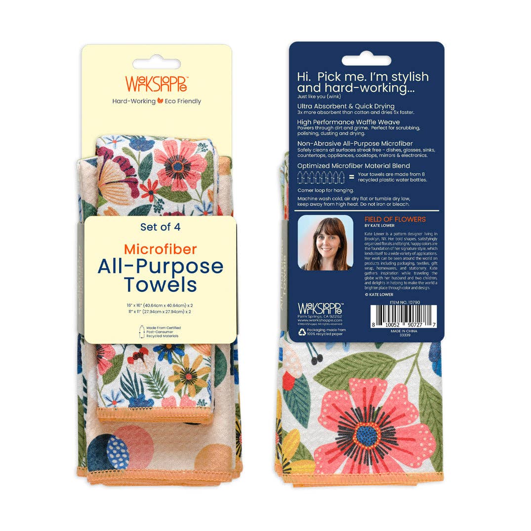 Field Of Flowers All Purpose Towel Set — alternate view 10