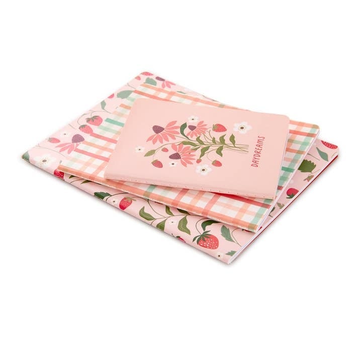 Strawberry Daydreams Stitched Notebook Set — alternate view 3