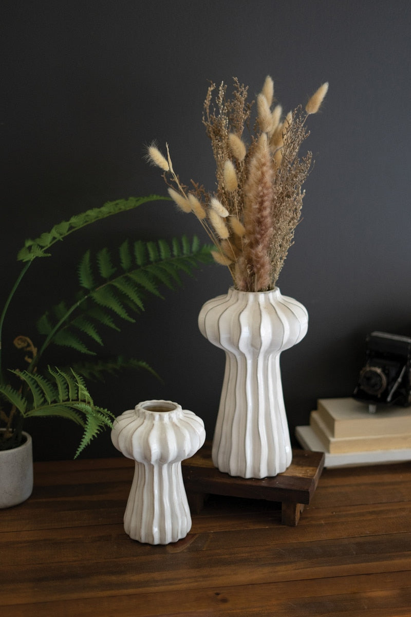 Organic Ruffle Vase