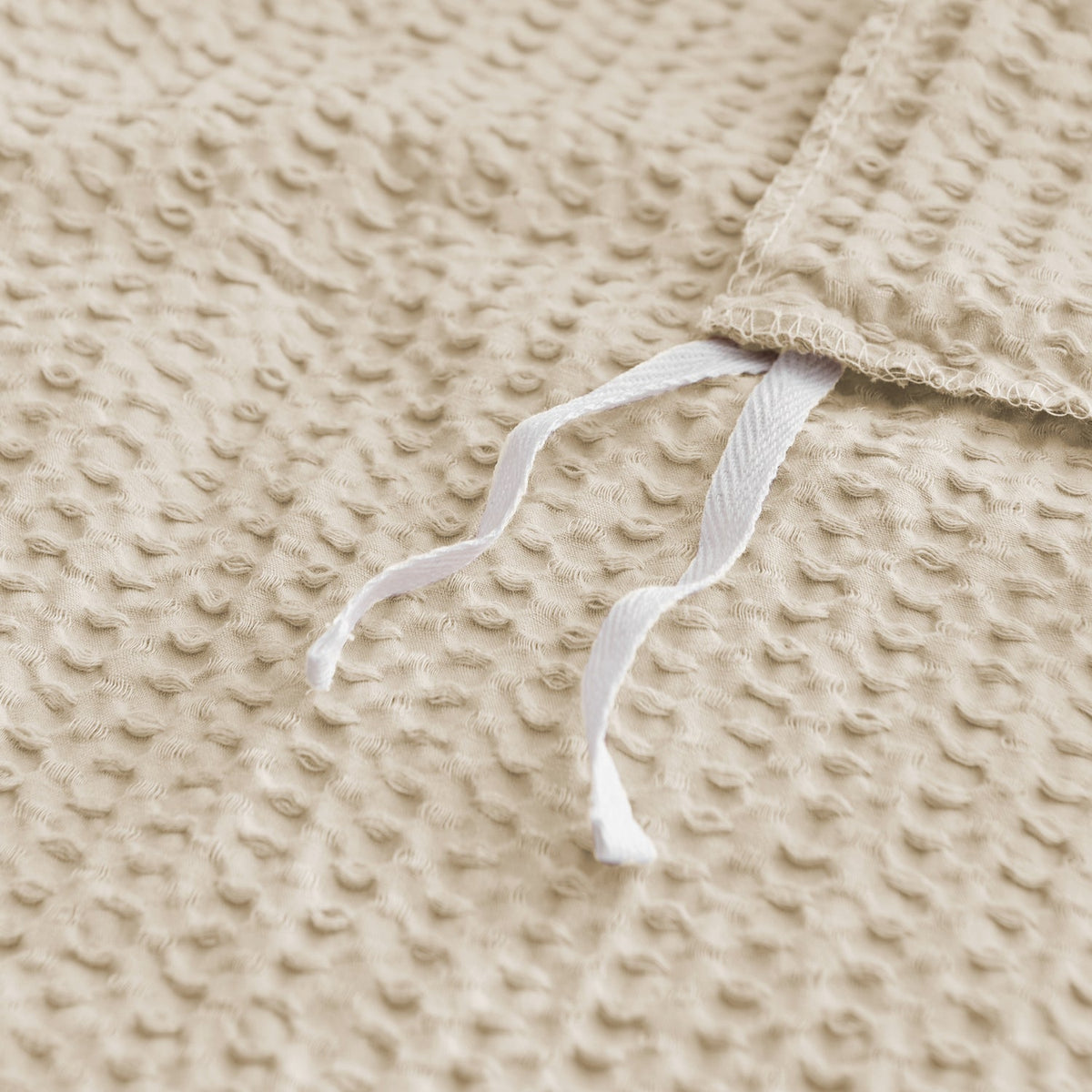 Cloud Cream Waffle Duvet Set Full/Queen — alternate view 4