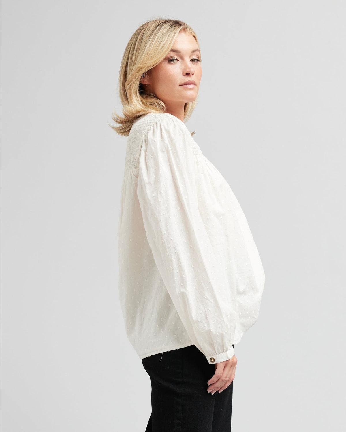 Olson Smocked Top — alternate view 3