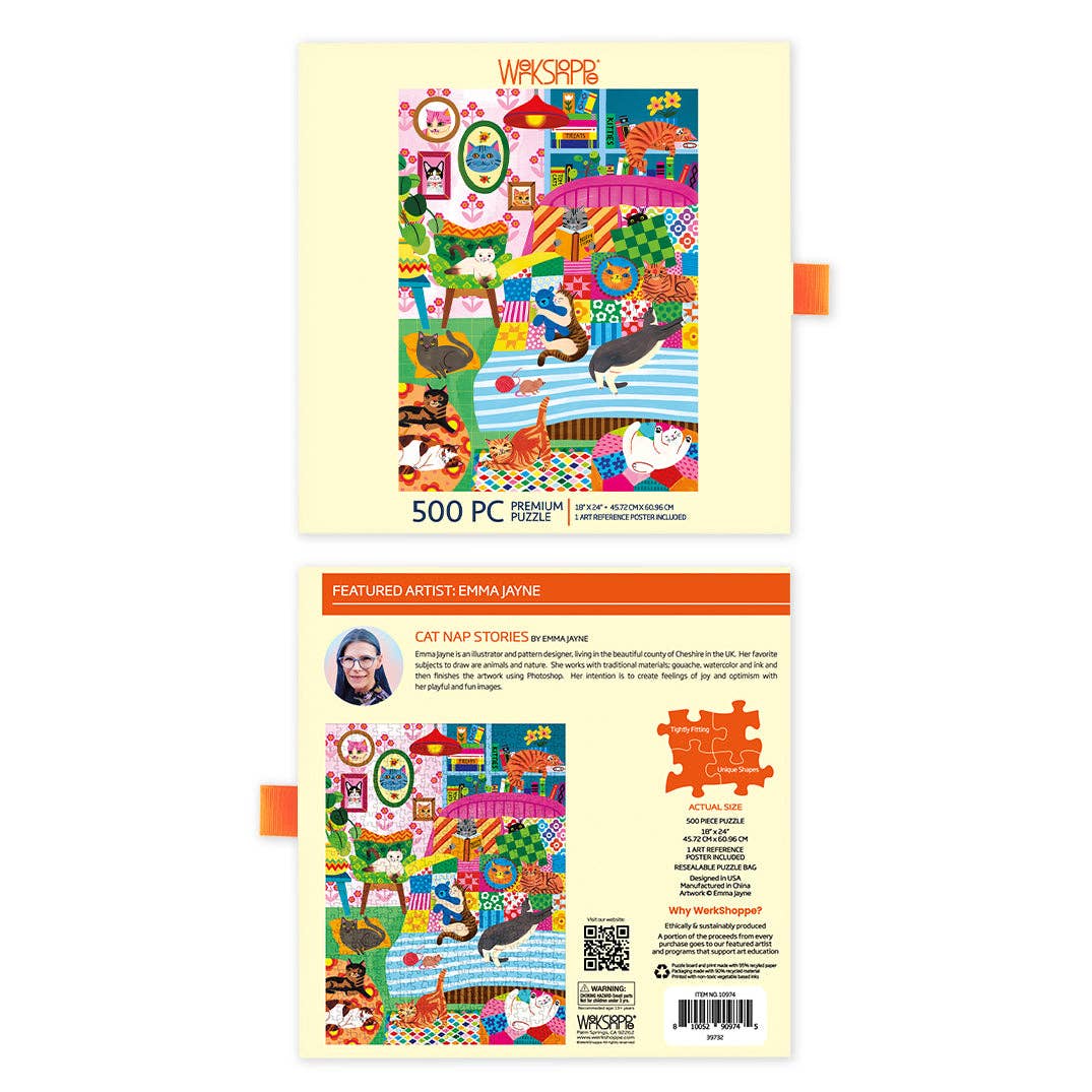 Cat Nap Stories 500 Piece Puzzle — alternate view 4