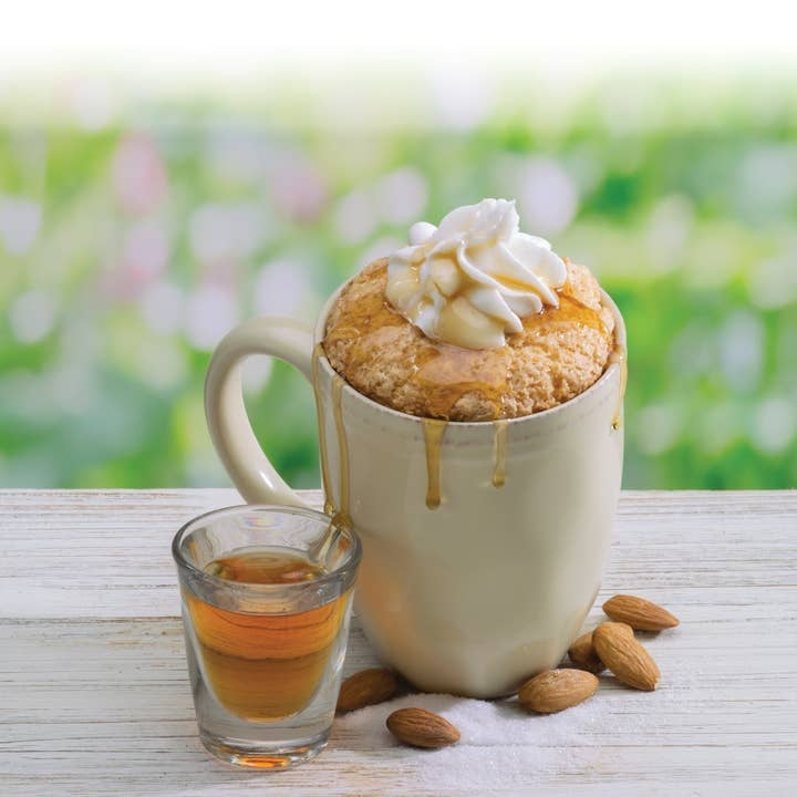 Amaretto Pound Cake Microwave Single
