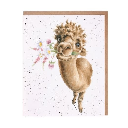 Hand-Picked for You Alpaca Card — alternate view 2