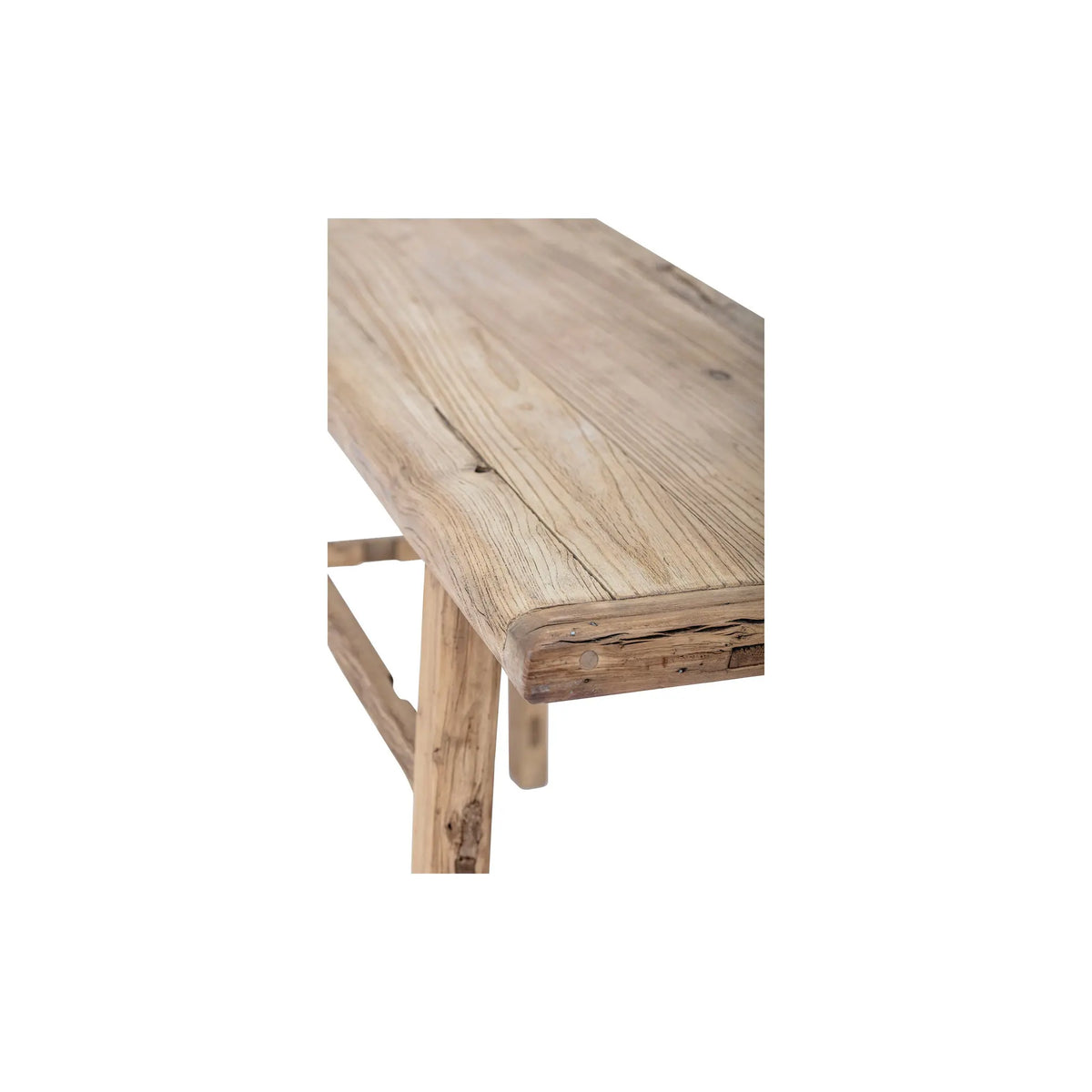 Reclaimed Elm Wood Console Table — alternate view 3