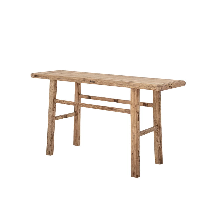 Reclaimed Elm Wood Console Table — alternate view 2