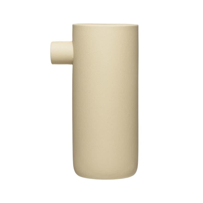 Stoneware Vase, Matte Cream Color — alternate view 3