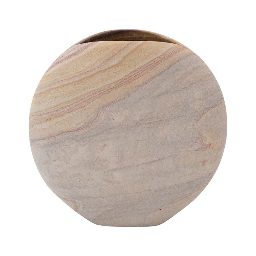 10"L Sandstone Vase, Natural — alternate view 6