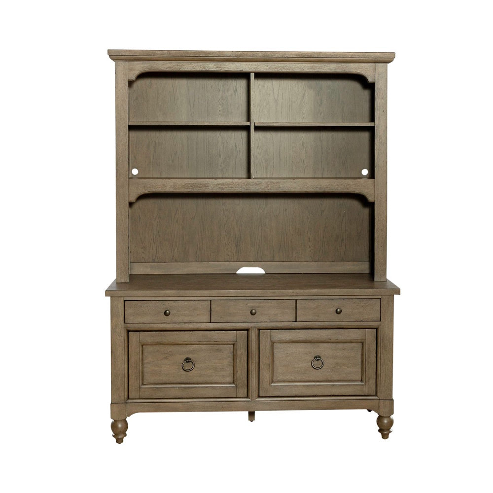 Americana Farmhouse Credenza & Hutch — alternate view 2