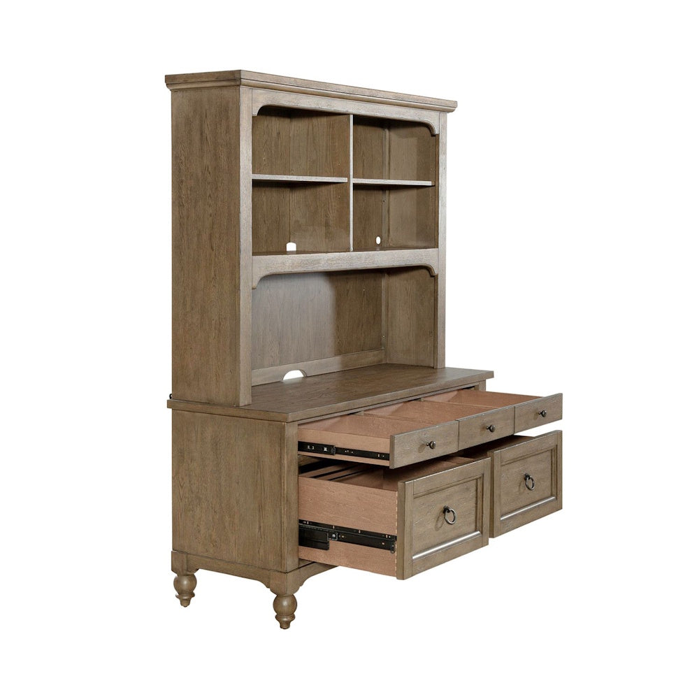 Americana Farmhouse Credenza & Hutch — alternate view 4