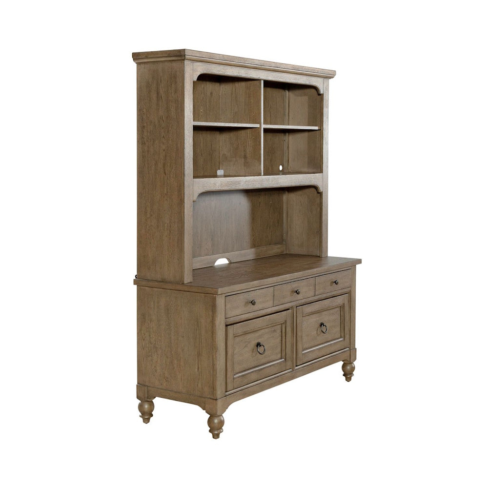 Americana Farmhouse Credenza & Hutch — alternate view 3