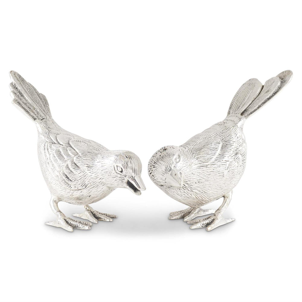 Antiqued Silver Song Bird - 2 Styles — alternate view 2